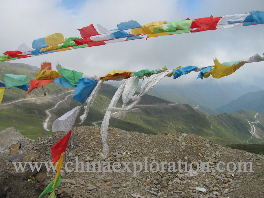 Prayer Flag on Mt. Jiajin